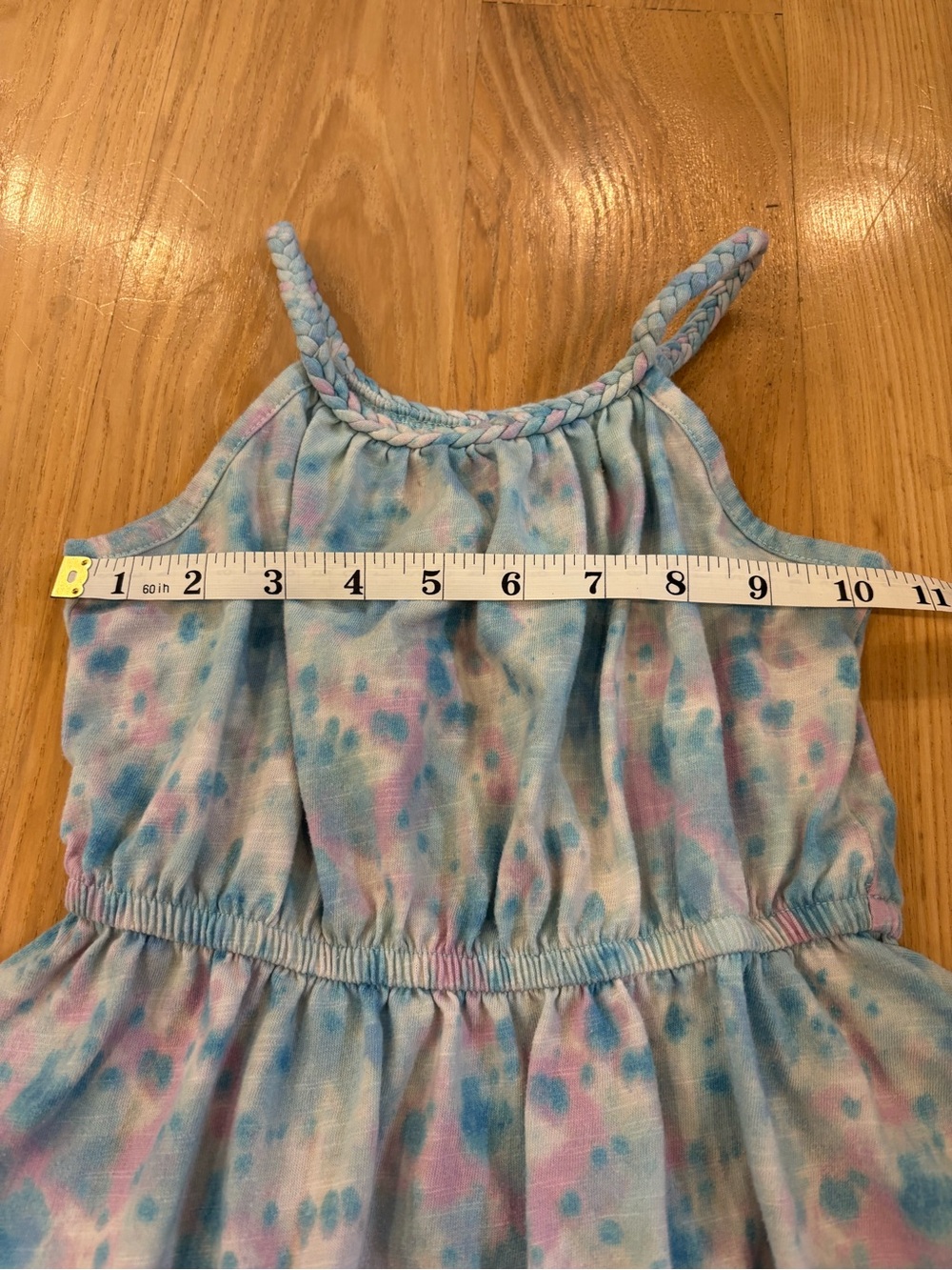 Sonoma Goods For Life Girls Pastel Watercolor Tie Dye Dress - Picture 6 of 9